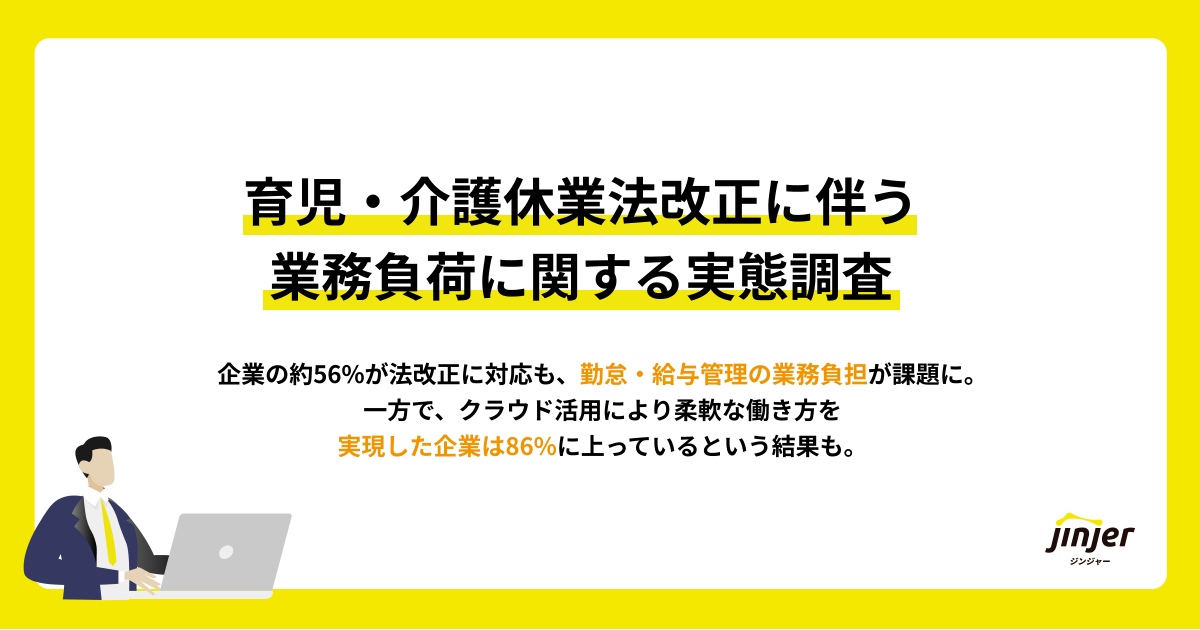 【育児・介護休業法改正に伴う業務負荷に関する実態調査】